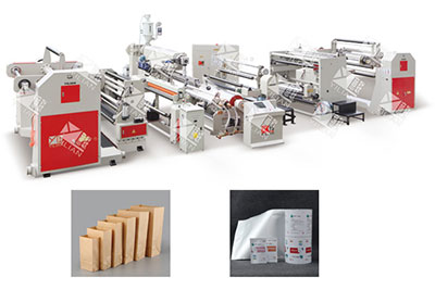 擠出復(fù)合淋膜機(jī)的特點(diǎn)_GSFM1100-2000全自動高速擠出復(fù)合淋膜機(jī)